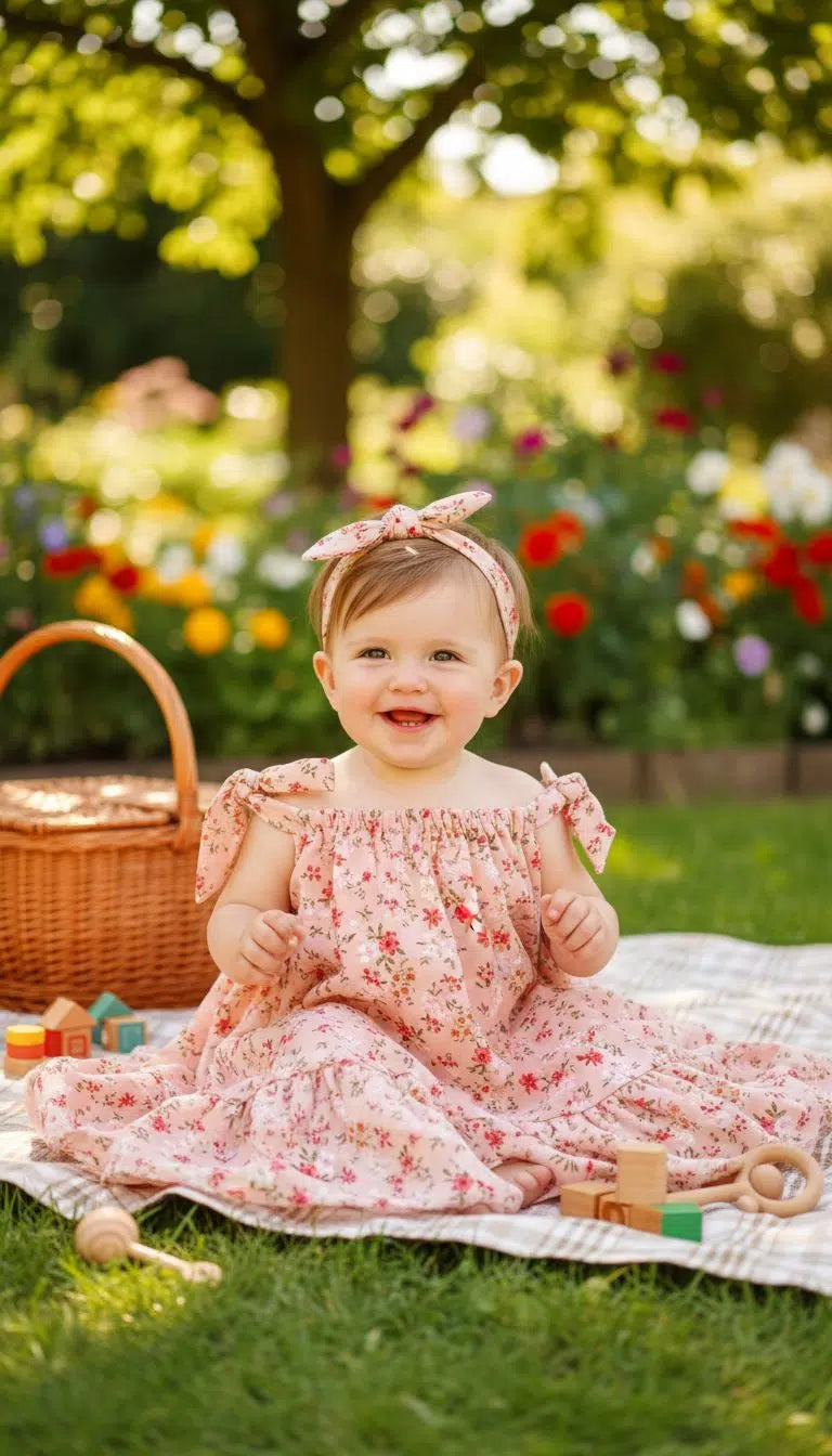 robe bébé été élégante pour un été chic et confortable