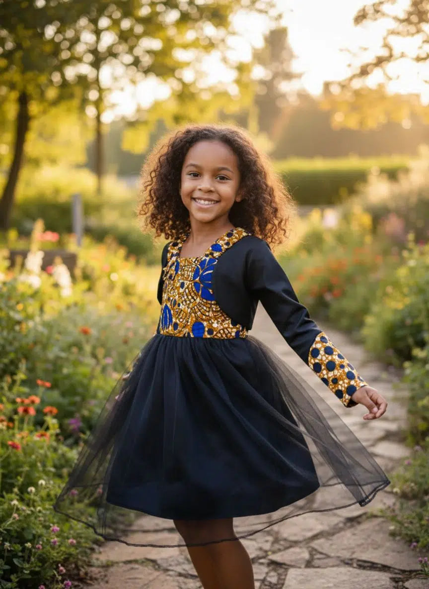 robe enfant noire élégante pour un look chic et irrésistible