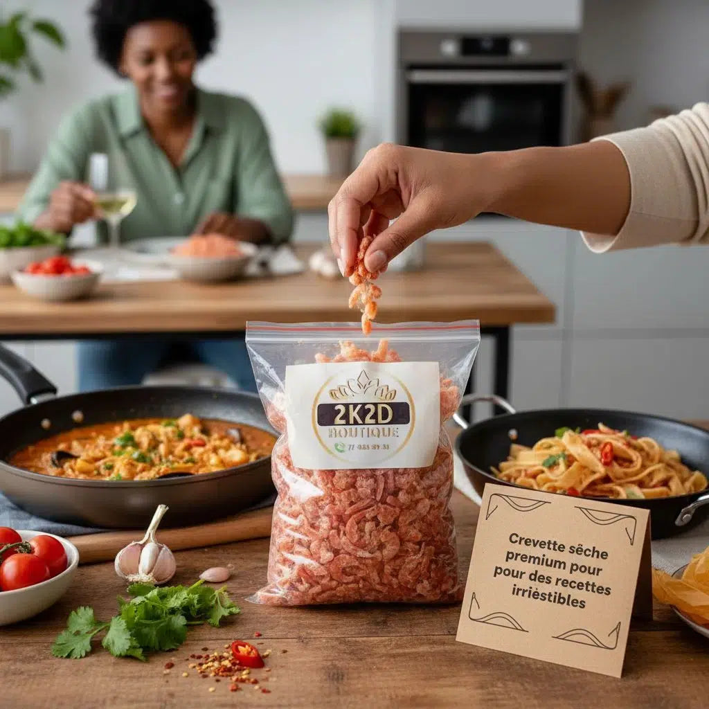 Crevette sèche premium pour des recettes irrésistibles