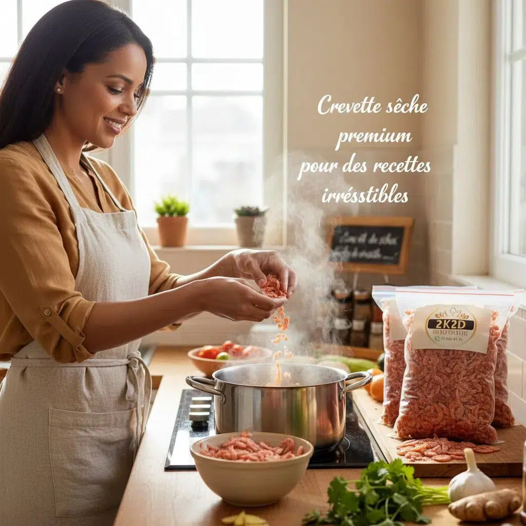 Crevette sèche premium pour des recettes irrésistibles