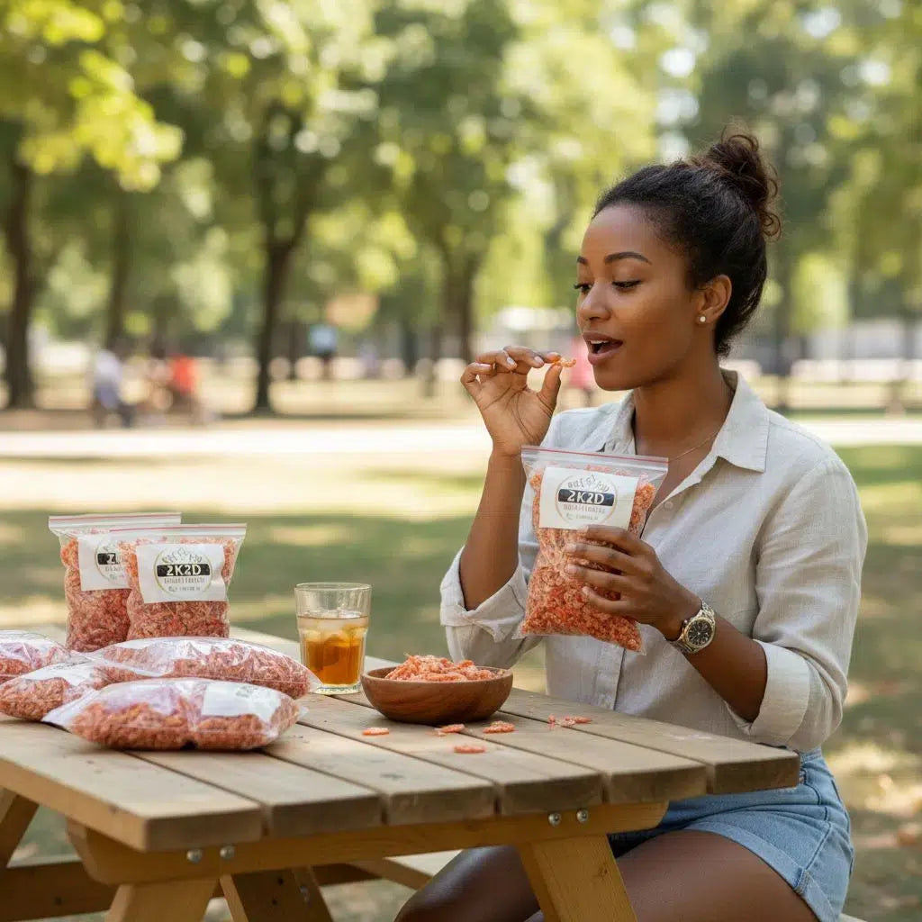 Crevette sèche premium pour des recettes irrésistibles