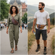 Sac banane duo en tissu tendance pour un style unique