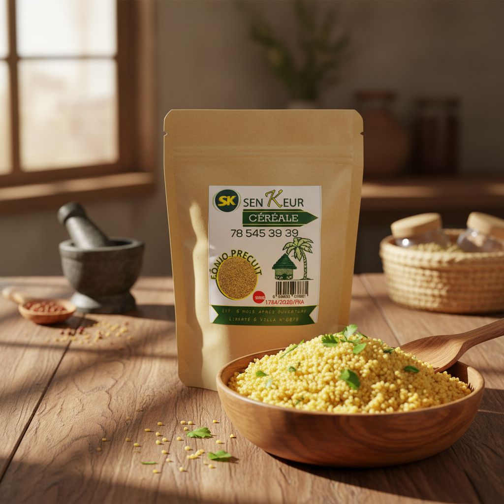 Fonio précuit riche en protéines idéal pour les diabétiques