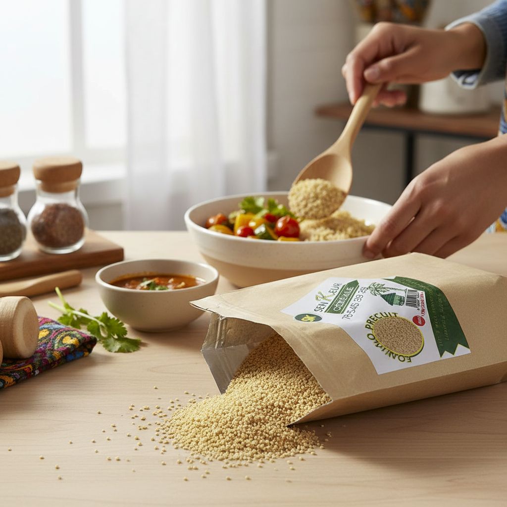 Fonio précuit riche en protéines idéal pour les diabétiques