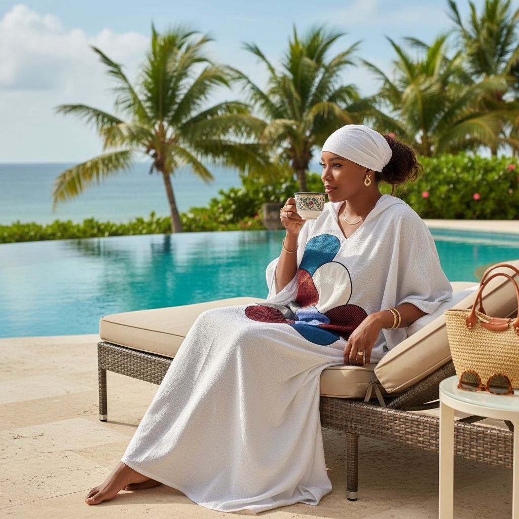 Kaftan femme collection jaja élégance moderne en coton premium