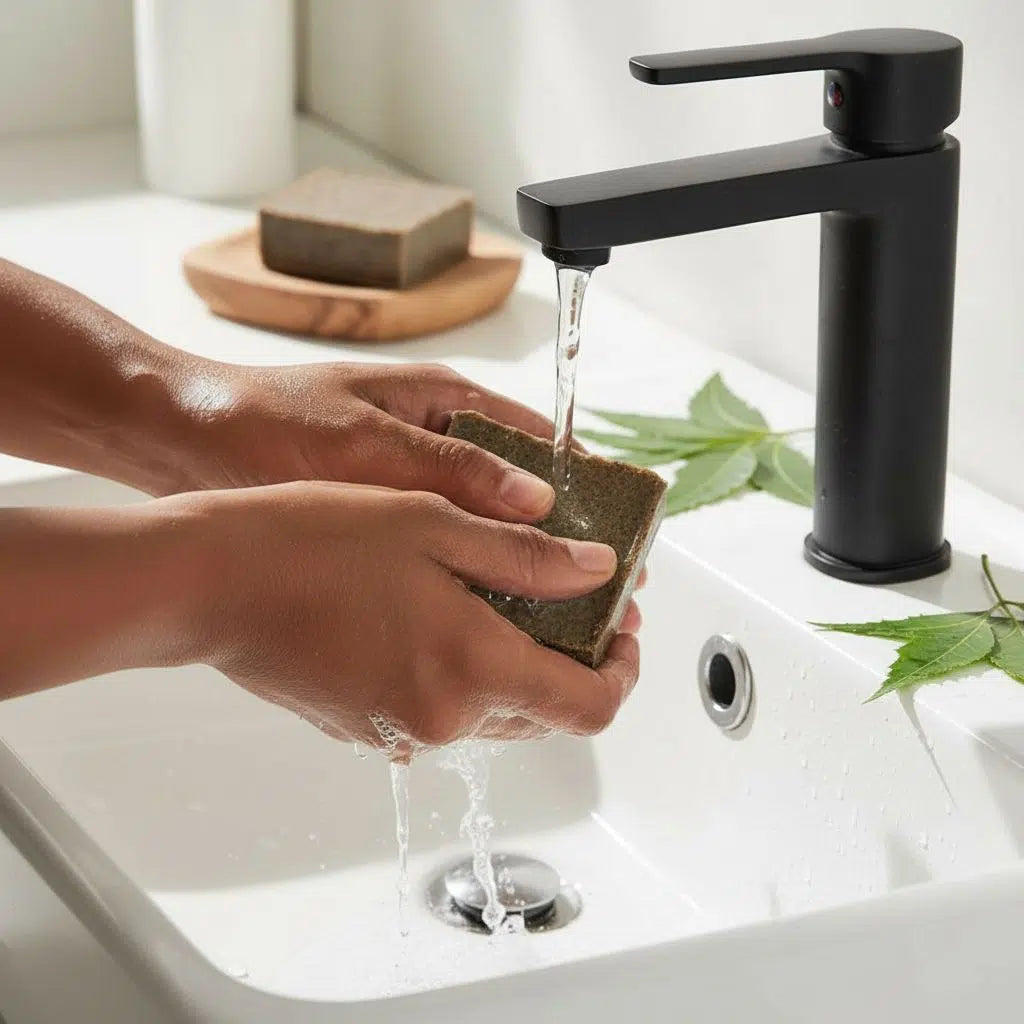 Savon exfoliant antiseptique naturel Neem (Peau Sensible)