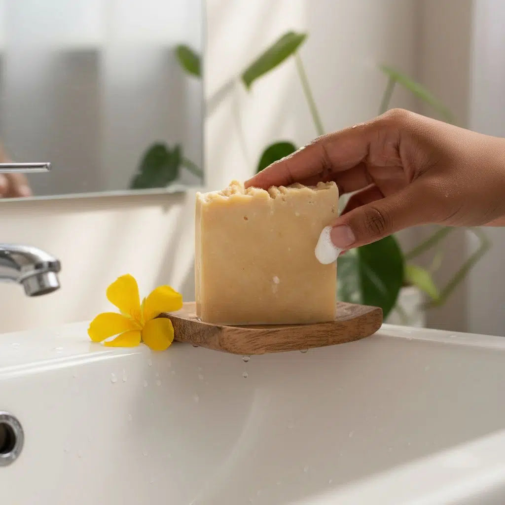 Savon doux au Papaye Argan (Visage et Peaux Sensibles)