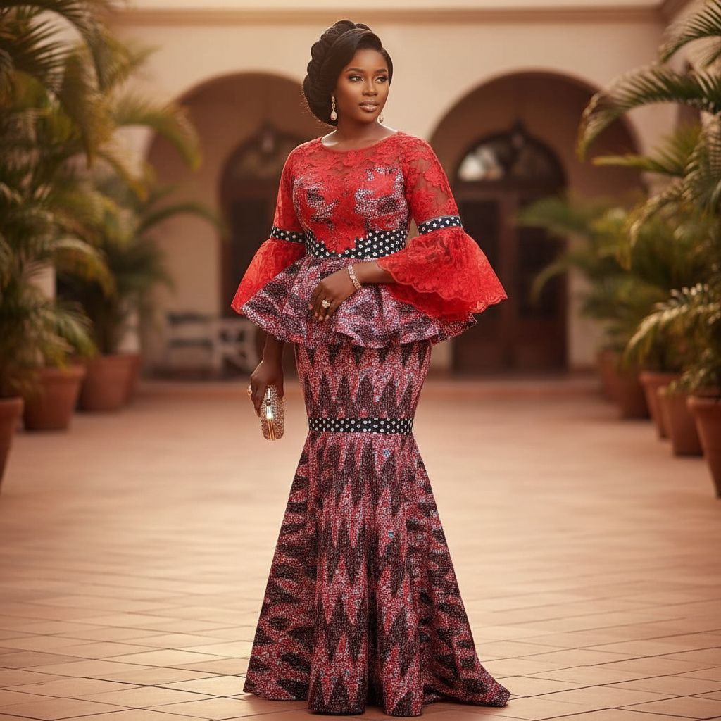 Ensemble wax rouge femme