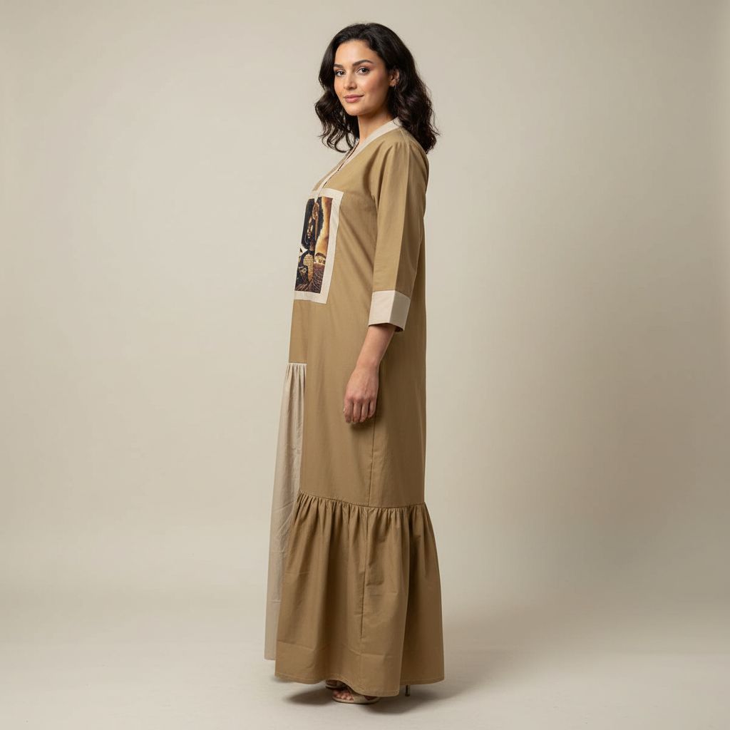Robe deux tons personnalisée pour un style unique et élégant