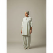 ensemble femme exclusif pour un style irrésistible en vert et beige