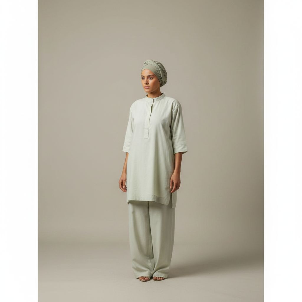ensemble femme exclusif pour un style irrésistible en vert et beige