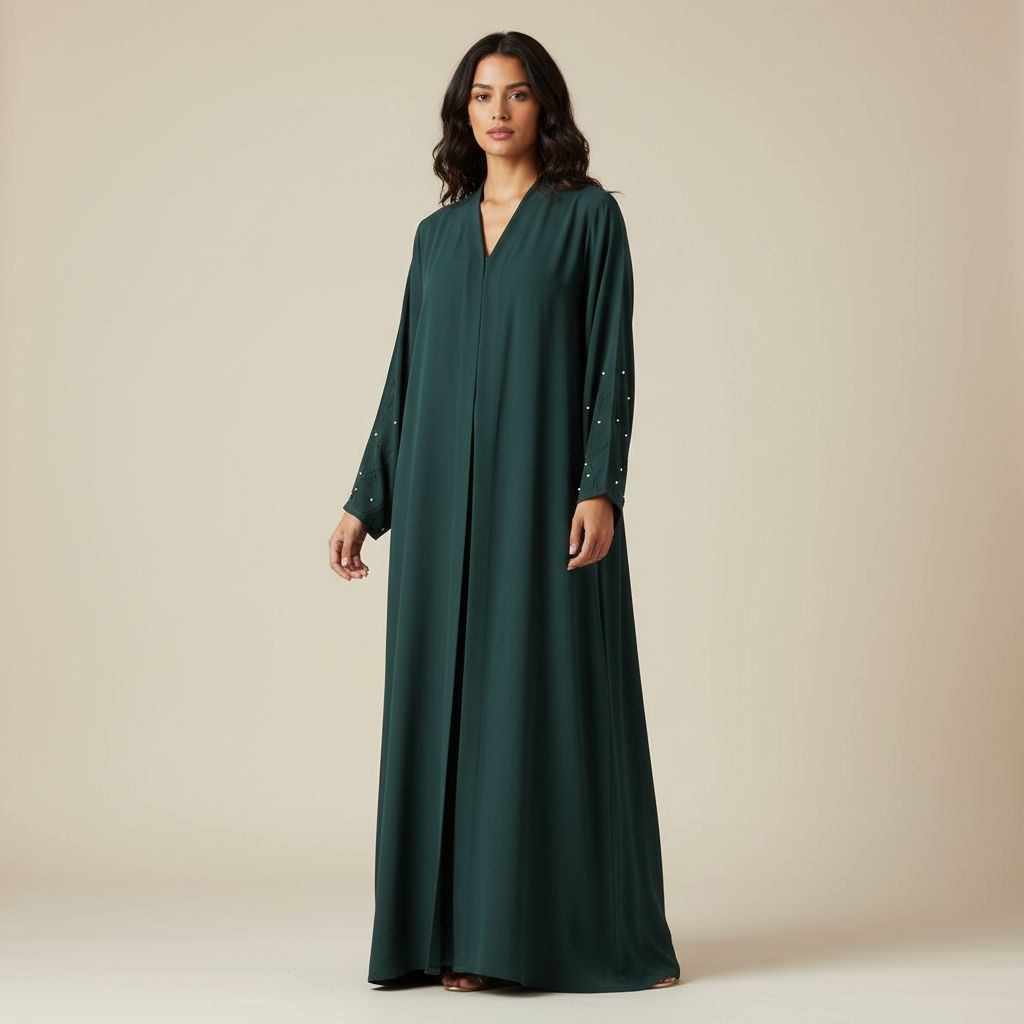 Abaya femme perlee exclusive pour un style unique et élégant