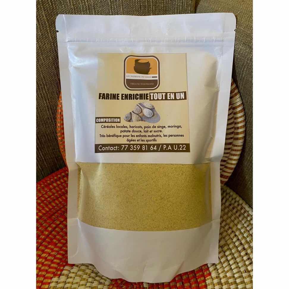 Farine Infantile Aby Délice Baobab &amp; Moringa - Nourrissante et Savoureuse