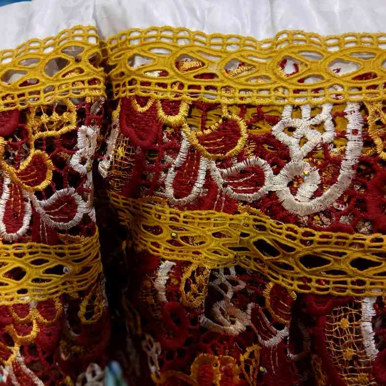 Robe bazin et dentelle
