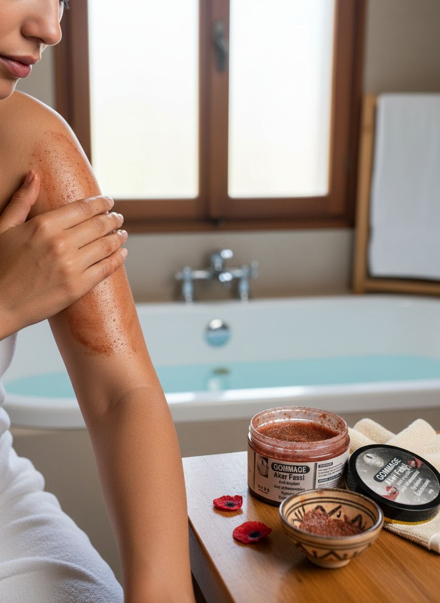 Gommage Aker Fassi naturel marocain