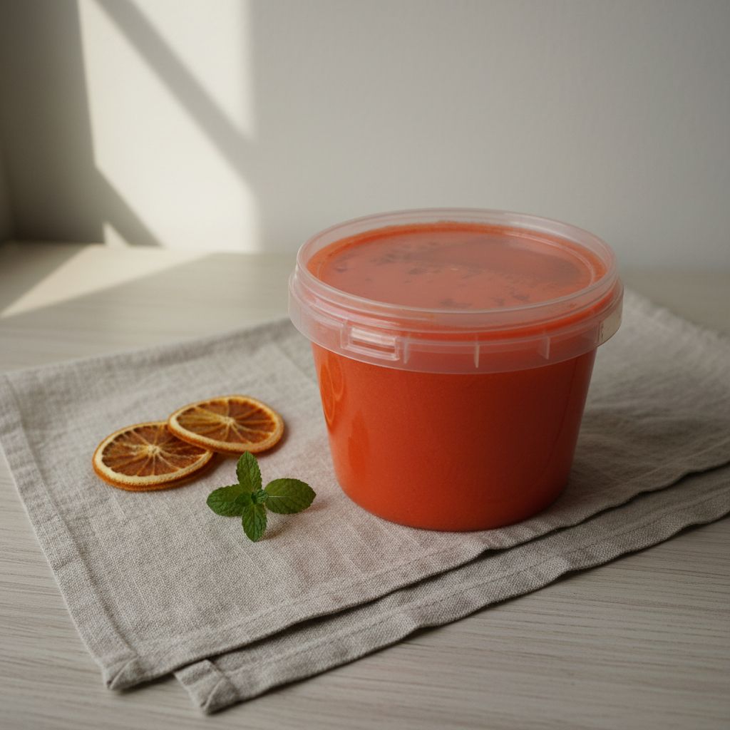 Gommage Vitamine C Exfoliant Visage Orange Peel Éclat et Hydratation