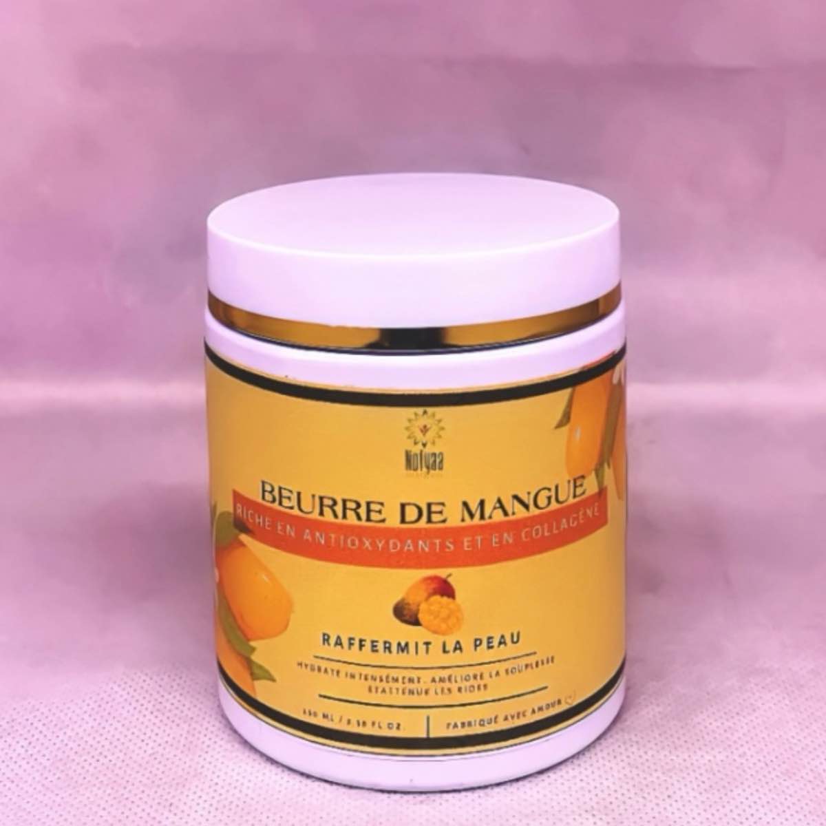 Beurre de mangue naturel 250g – Soin hydratant visage et corps raffermissant