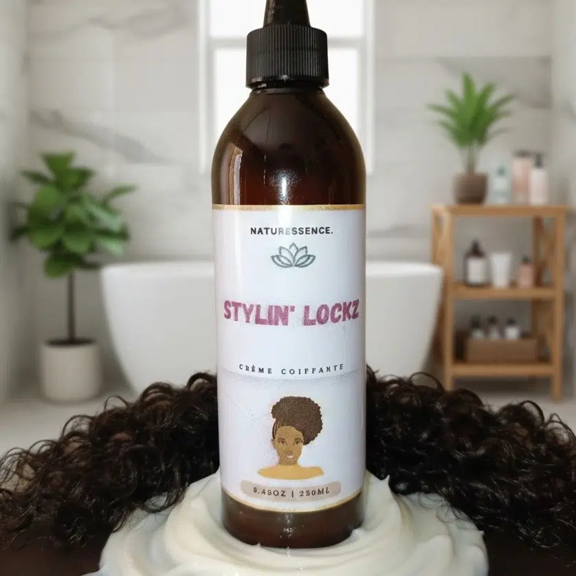 Crème coiffante naturelle pour cheveux bouclés