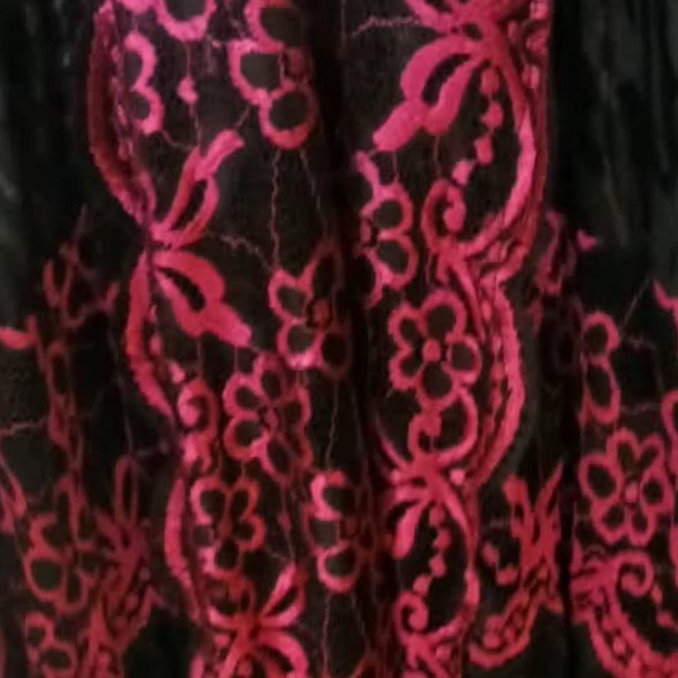 Robe dentelle noire femme longue chic, élégante soirée ou cérémonie