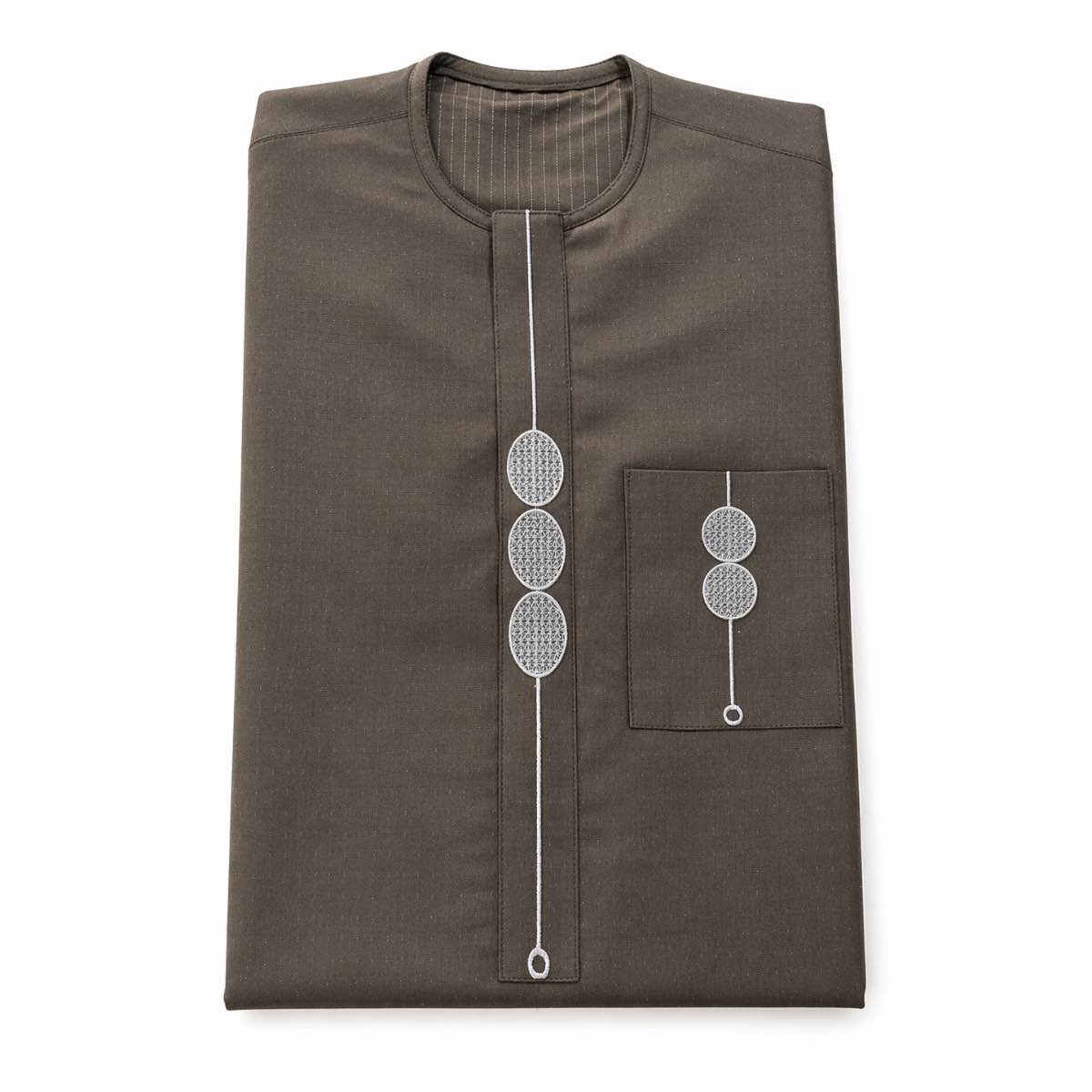 Tunique Boubou Africain Élégant en Tissu Premium - Tradition et Modernité