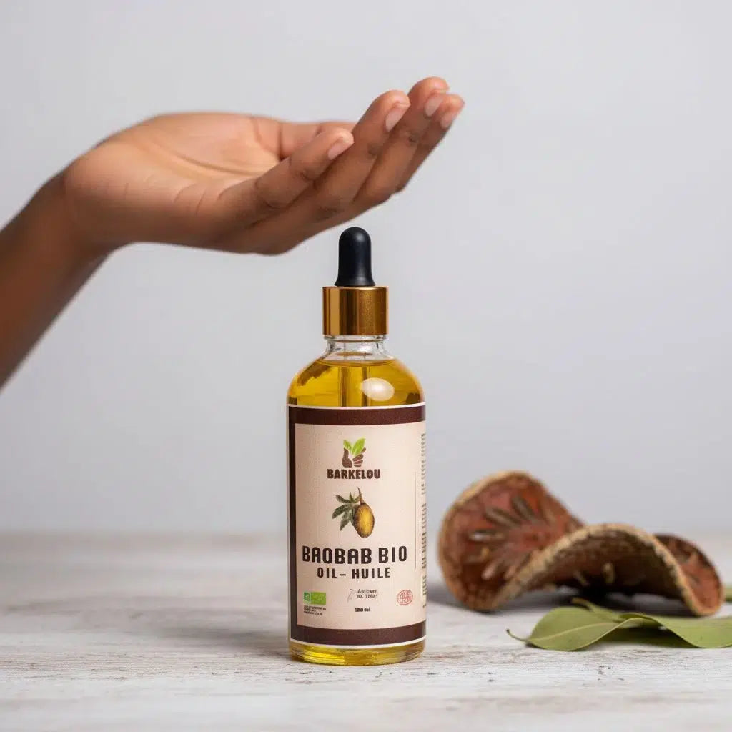 Huile de Baobab 100ml 100ml – Soin naturel visage et cheveux, pure et certifiée