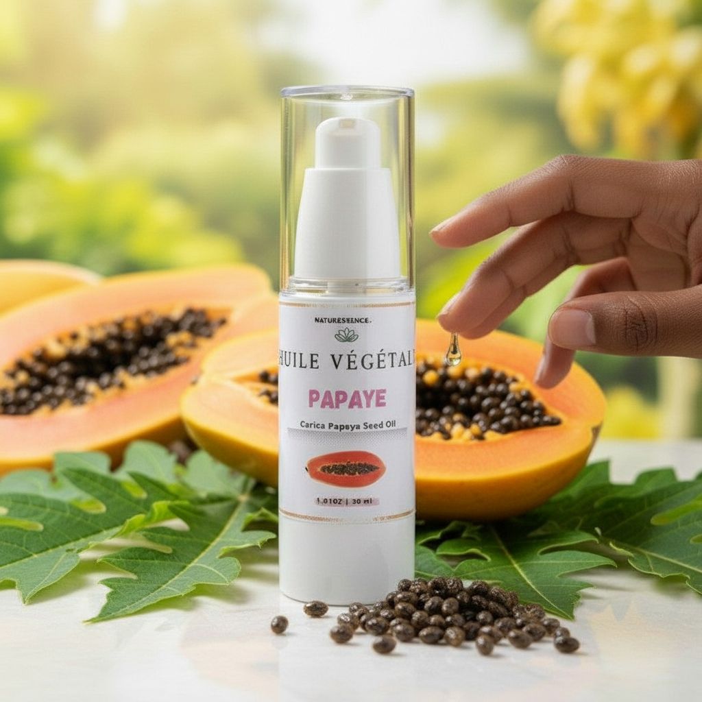 Huile de papaye visage – Soin éclat, anti-taches &amp; anti-âge naturel 30g