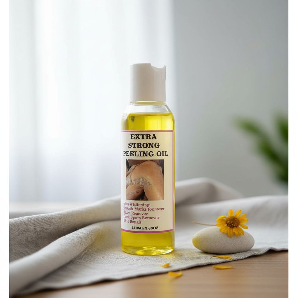Huile peeling extra forte anti vergetures, blanchissante et exfoliante corps
