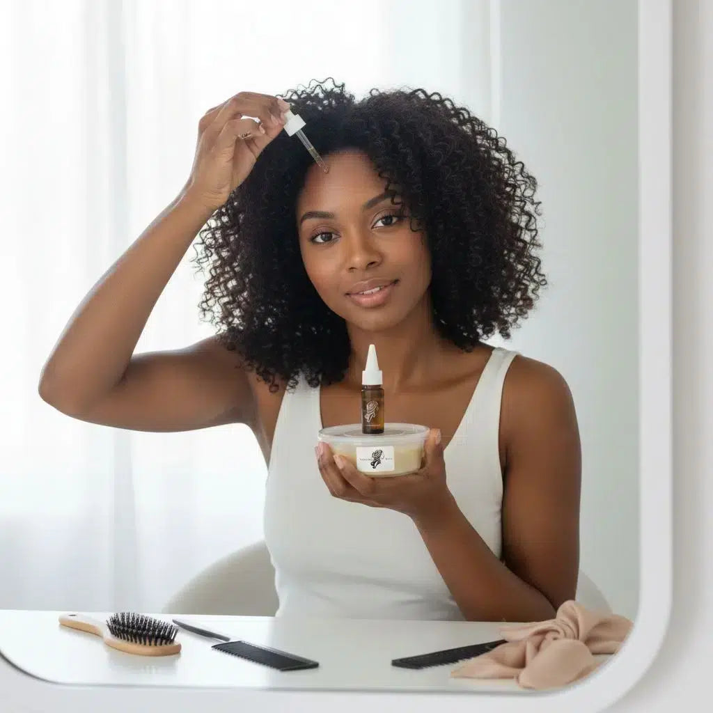 Huile pousse cheveux naturelle &amp; pommade Mounish Hair