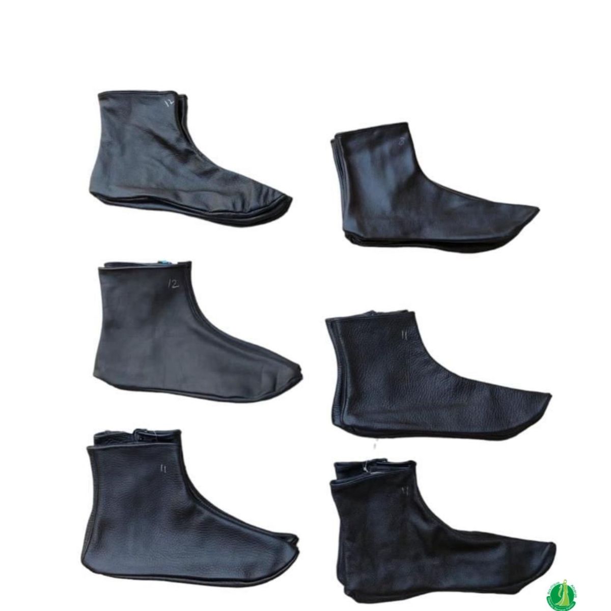 Chaussette cuir homme noire élégante et confortable