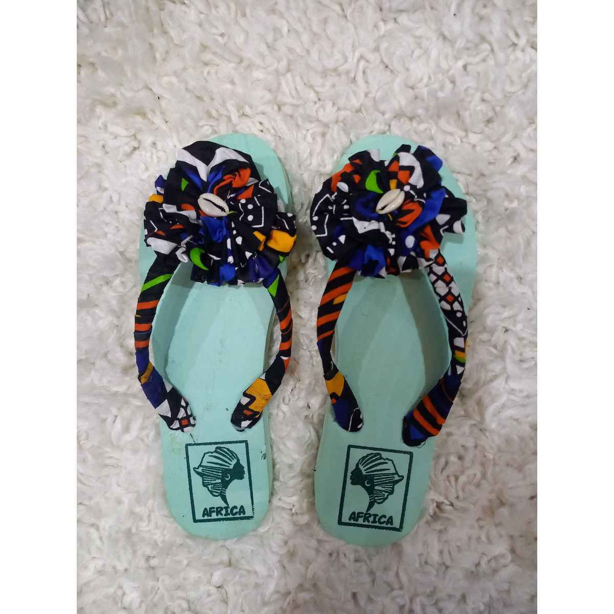 Sandales femme été bohèmes colorées et confortables (pointure 39)