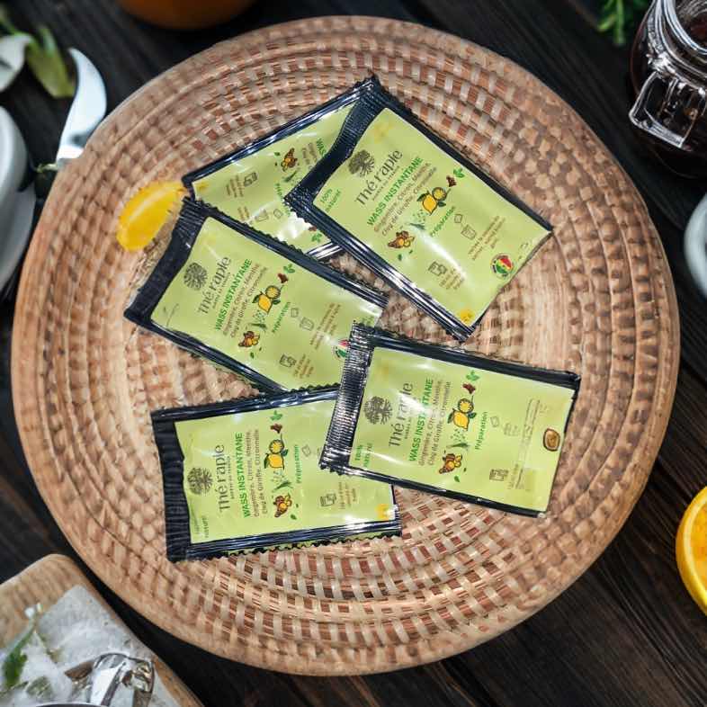 Thé instantané énergie - Infusion digestive naturelle citron menthe 20g