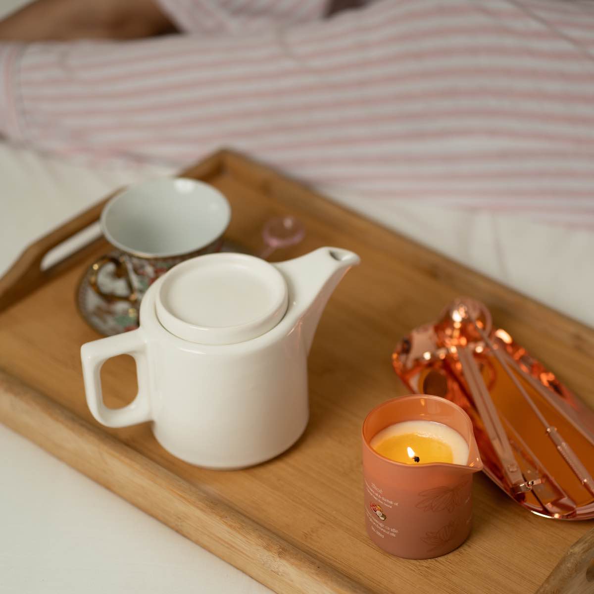 Bougie de massage parfumée à l’huile de Touloucouna