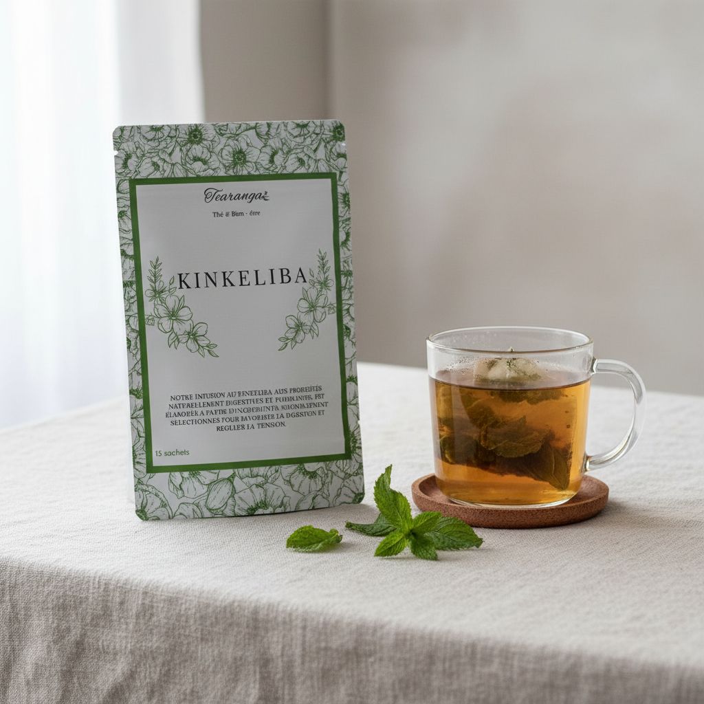 Infusion Kinkeliba Menthe Verte Bio – Tisane Detox Digestive Tearanga