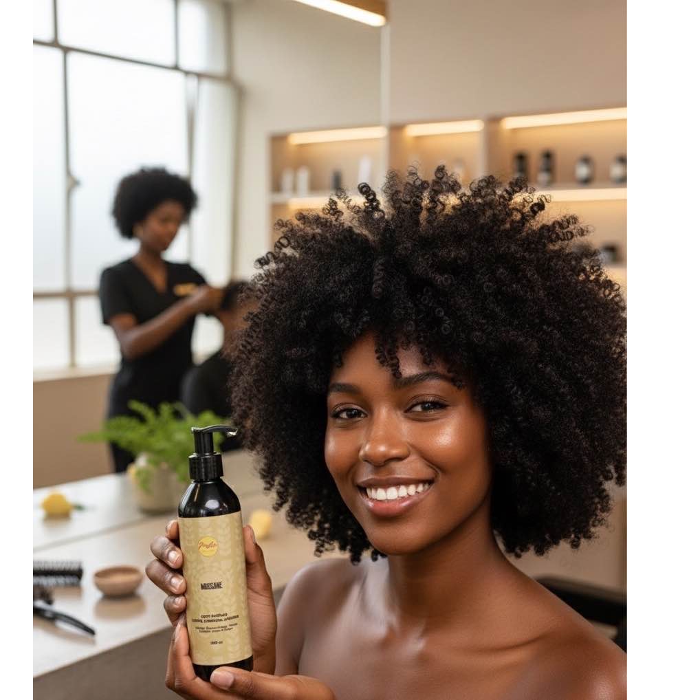 Lait capillaire naturel au karité et romarin – Soin cheveux secs 250ml