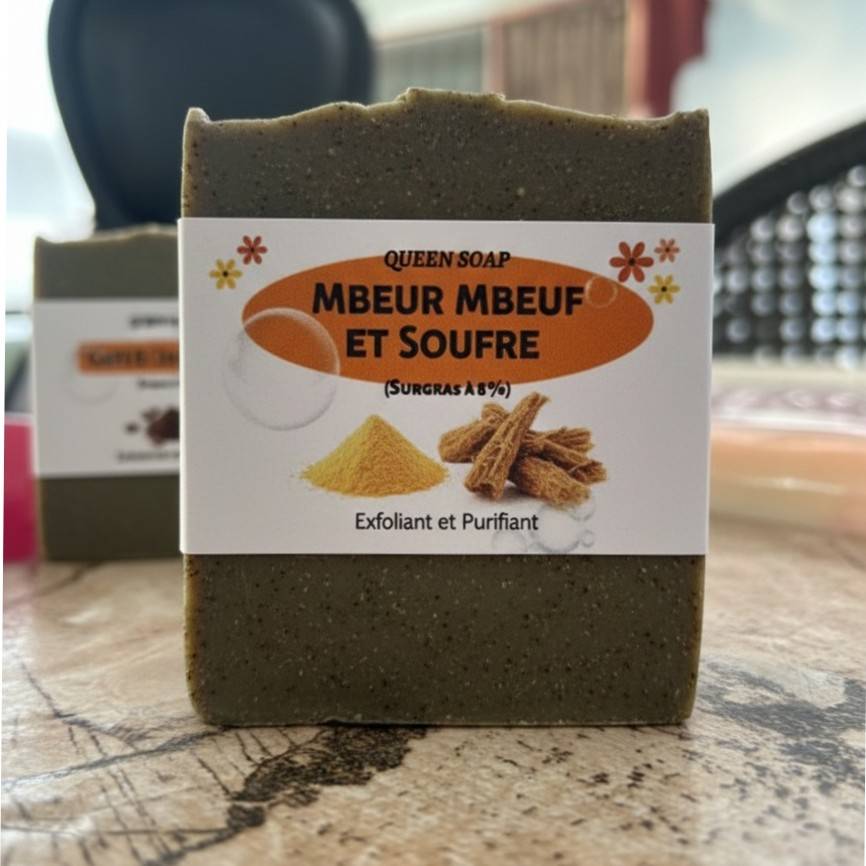 Savon artisanal naturel mbeur mbeuf – Surgras hydratant visage et corps