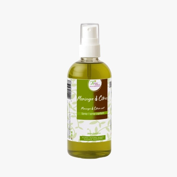 Spray capillaire naturel moringa et citron vert - Hydratant et revitalisant