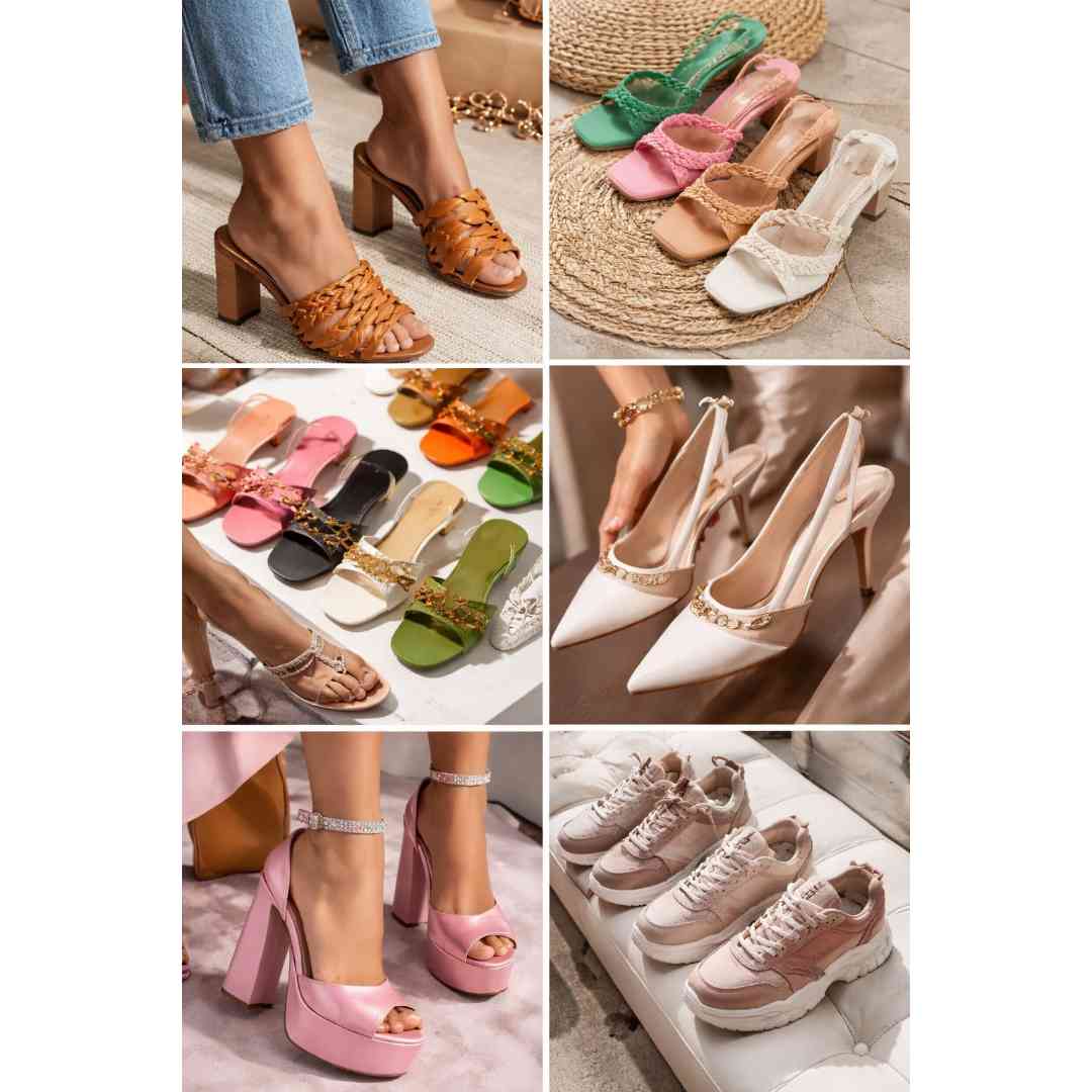 Chaussures femme élégantes en simili cuir – Rouge, noir ou beige, style chic