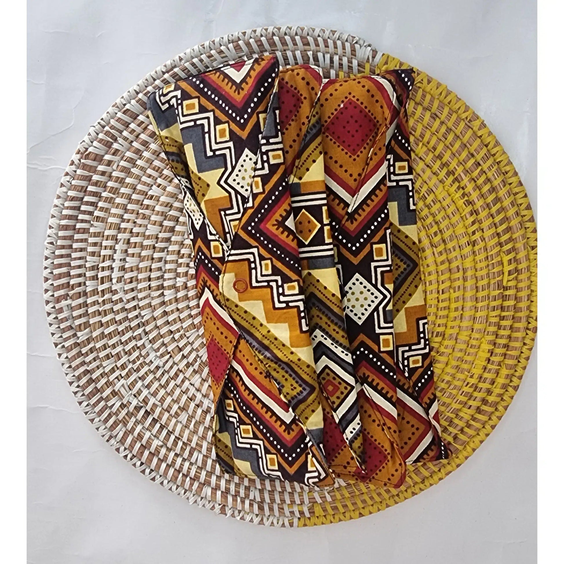 Kit de 10 serviettes hygiéniques réutilisables Nopalé en coton bio écoresponsable