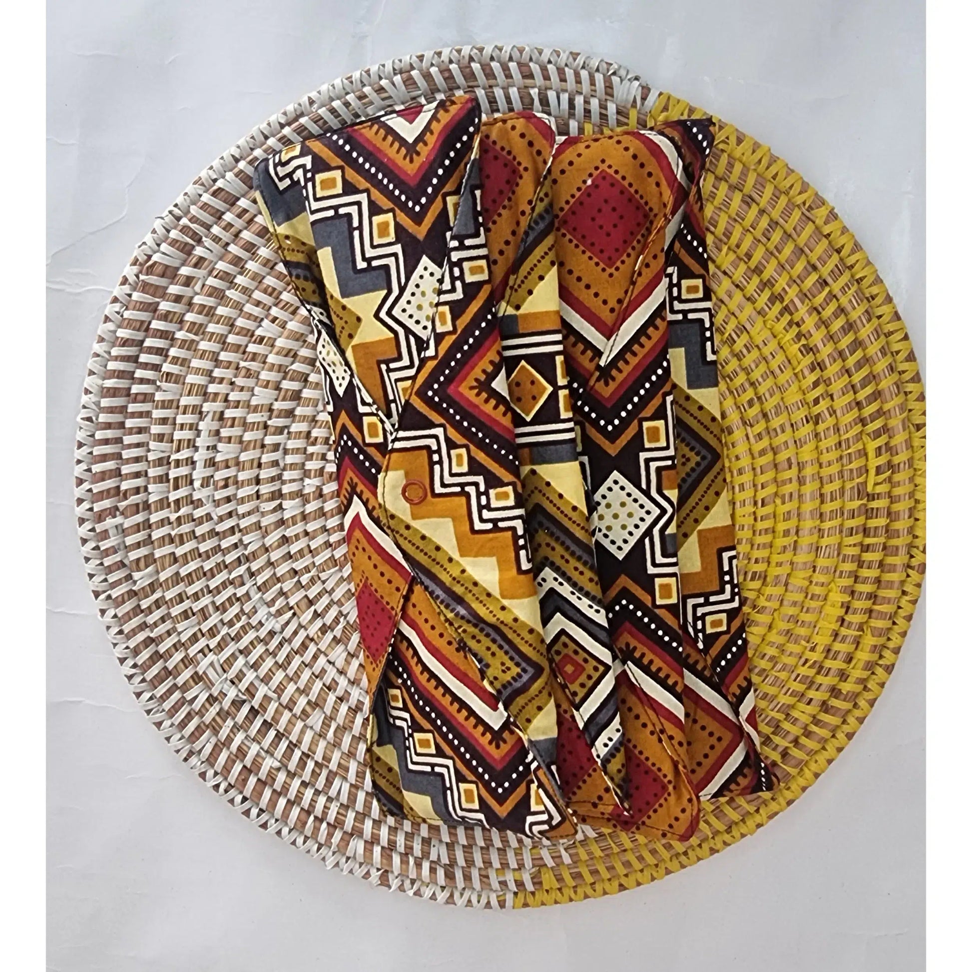 Kit de 5 serviettes hygiéniques réutilisables Nopalé en coton bio écoresponsable