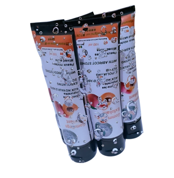 Gommage Visage Abricot Vegan - Éclat et Douceur Naturelle 100 ml - Enrichi en Extraits Naturels