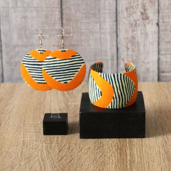 Ensemble bijoux mariage femme : parure boucles d’oreilles et bracelet chic