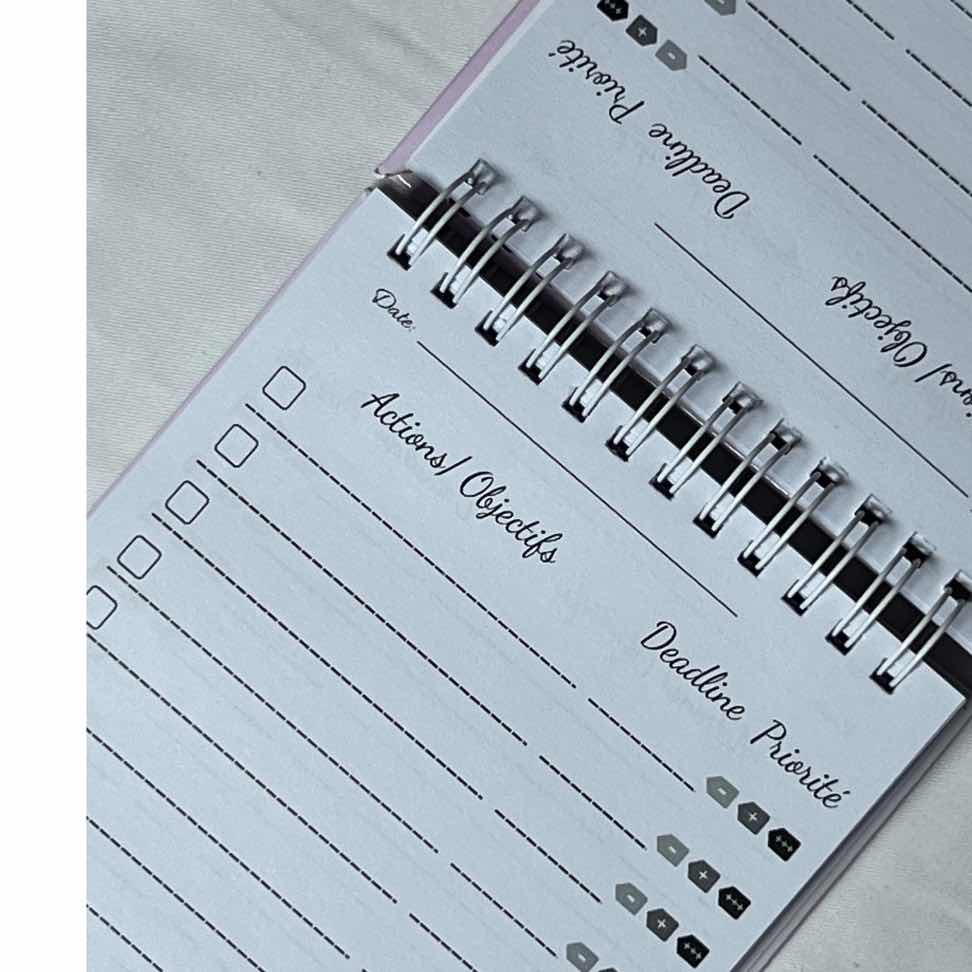 carnet to do list floral pour une organisation élégante et efficace