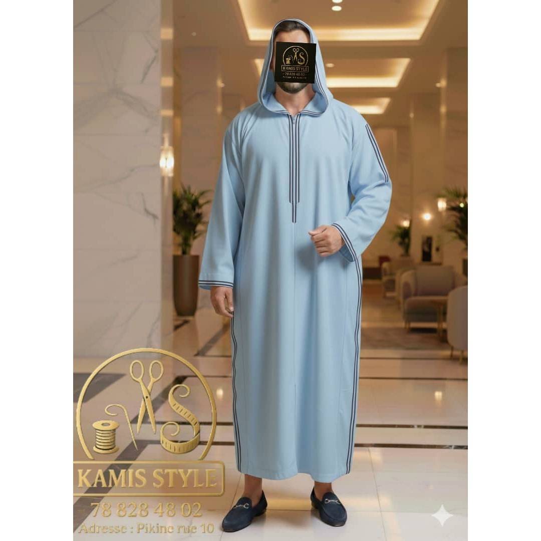 Djellaba Marocaine en Velours - Élégance et Confort