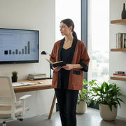 Kimono coton femme long rayé orange noir - Élégant et confortable 2024