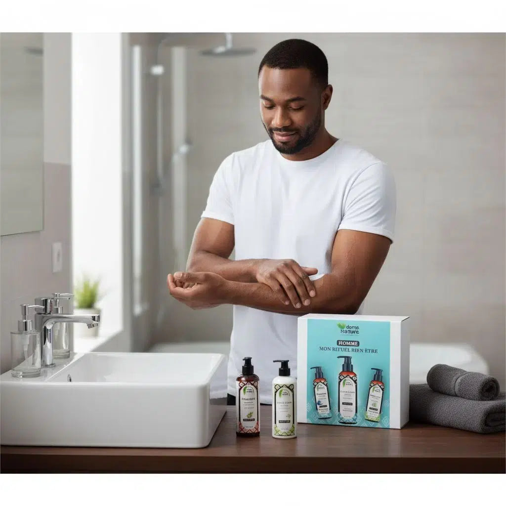 Kit soin corporel homme naturel