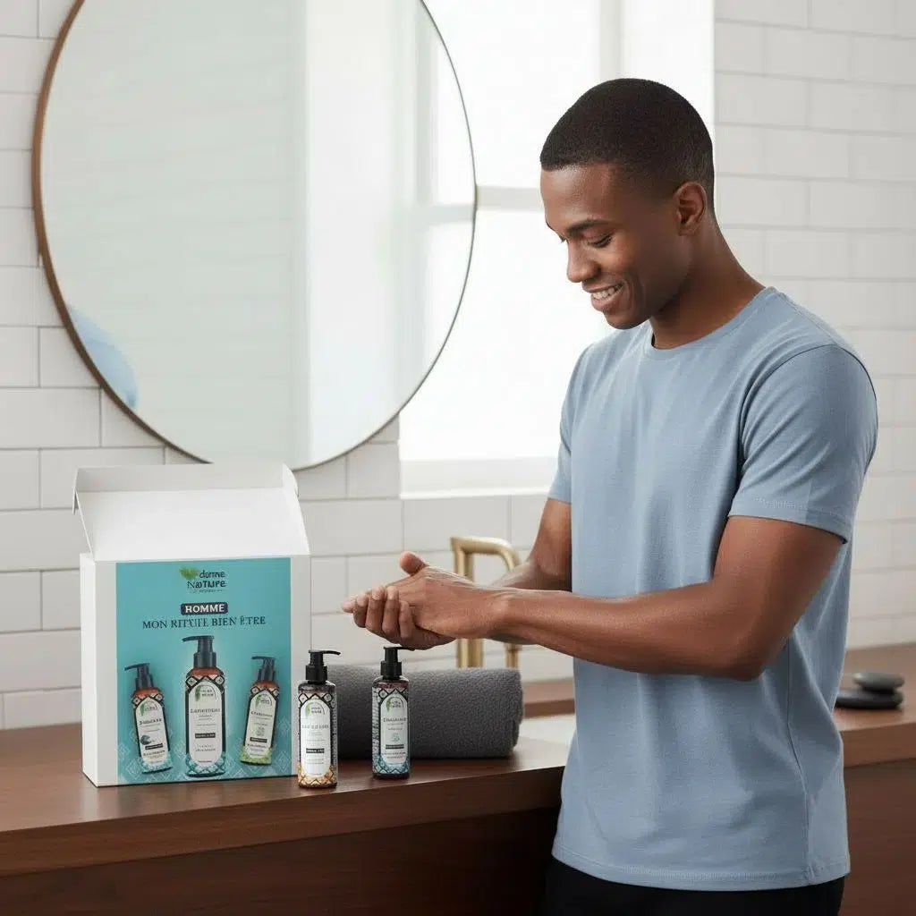 Kit soin corporel homme naturel