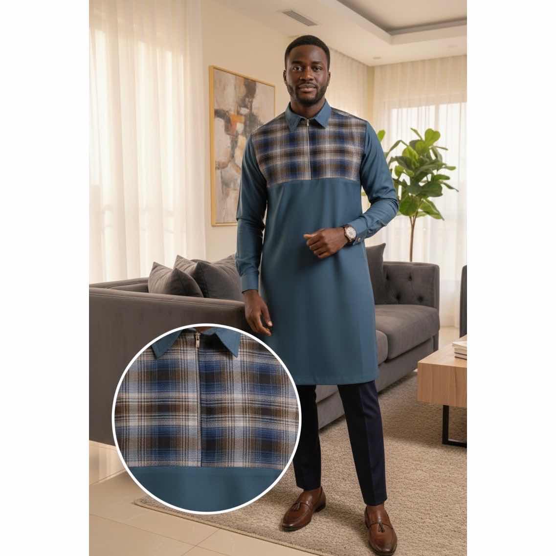 Haut en supercent et empiècement