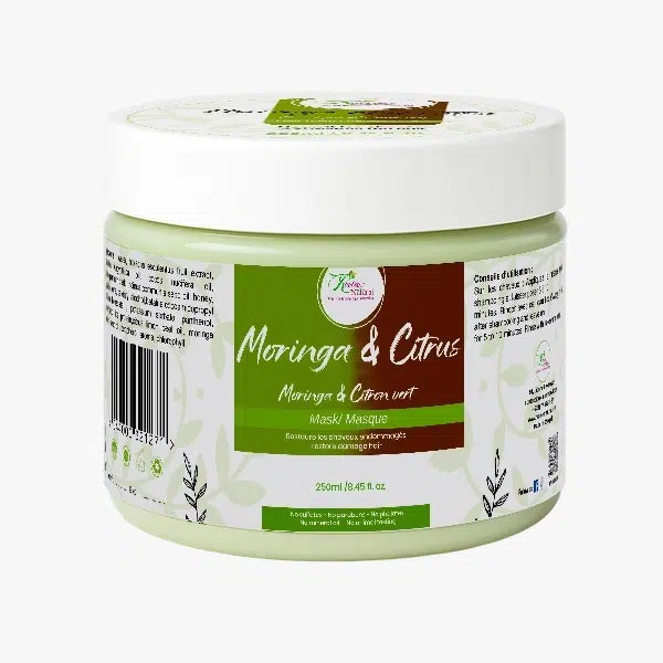 Masque capillaire moringa et citron vert – Soin réparateur naturel 250ml