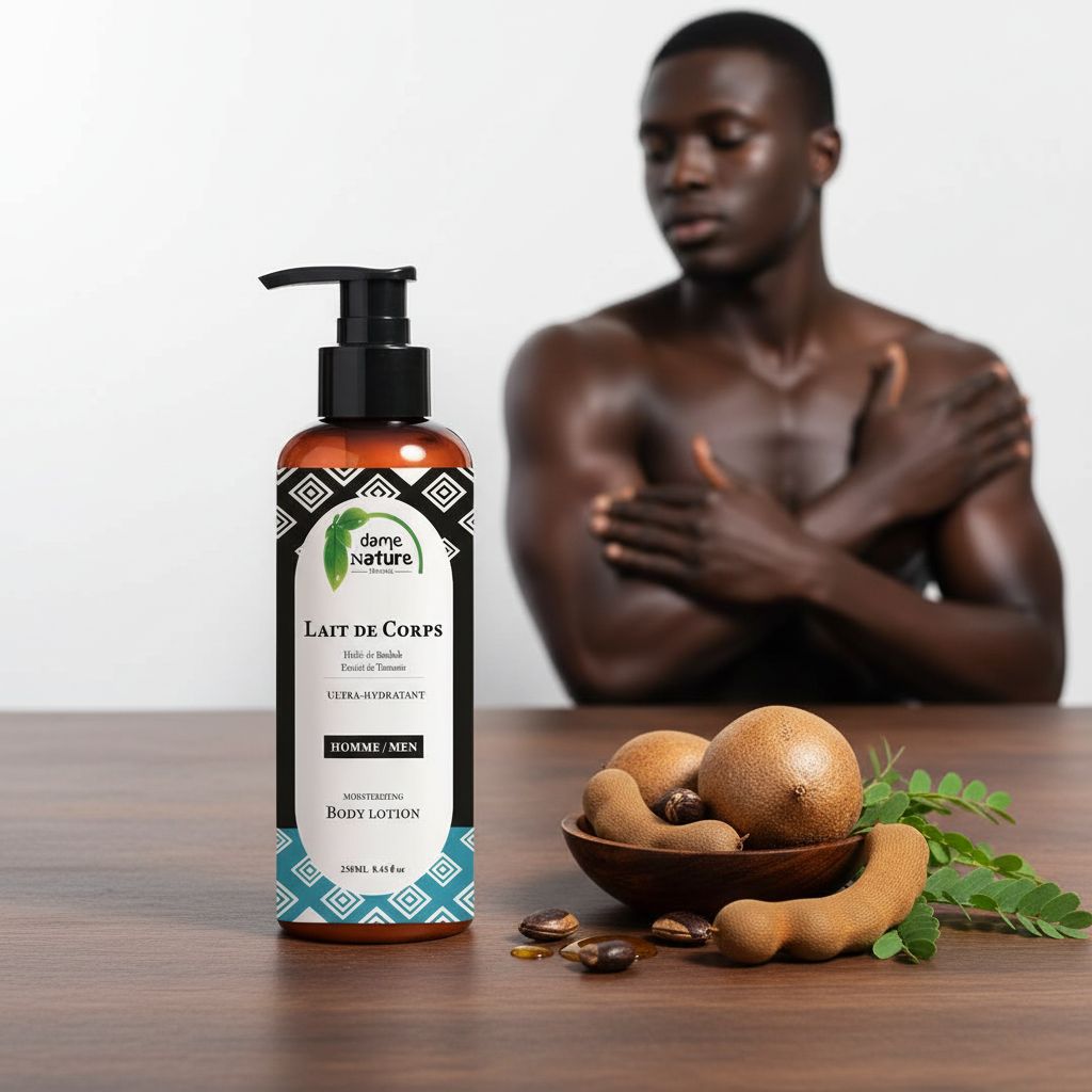 Lait corporel hydratant naturel homme au baobab (250g)