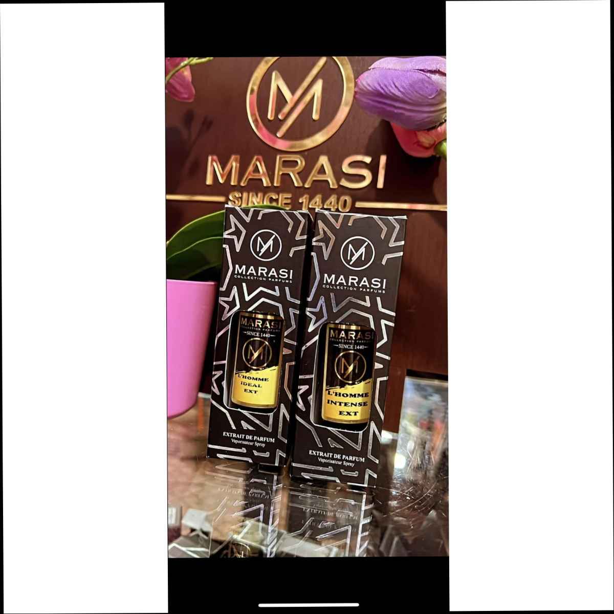 Parfum Marasi élégant 30ml ou 50ml, longue tenue, femme et homme, spray premium